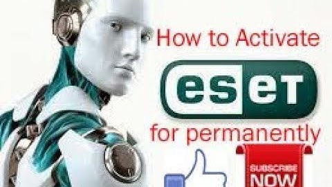How to activate ESET internet security