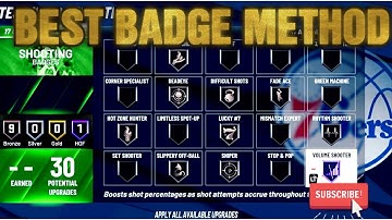 How to get BADGES FAST on NBA 2K21! Fast Shooting Badge Method For QUICK Upgrades in NBA 2K21
