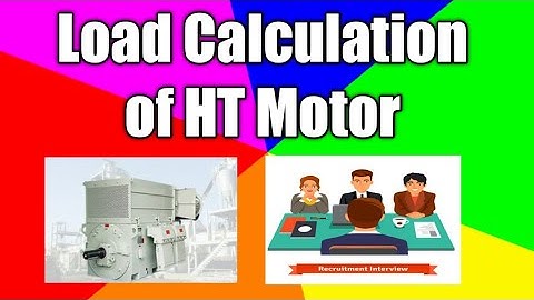 Load Calculation of HT Motor | How to Calculate Full load Current | Hindi