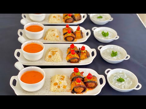 İslim Kebabı, Domates Çorbası, Kuru Cacık | İftar menüsü & Akşam Yemeği Menüsü