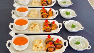 İslim Kebabı, Domates Çorbası, Kuru Cacık | İftar menüsü & Akşam Yemeği Menüsü Resimi