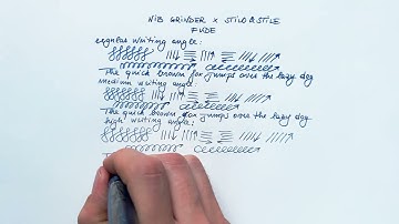 Nib Grinder (Mark Bacas) x Stilo&Stile Fude | Grind Your Writing: the specialty nibs program