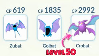 Zubat, Golbat, Crobat Evolution Line Team 😮 (Pokemon Go)