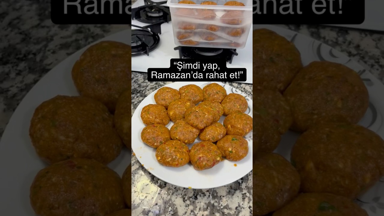 Difrizlik Tavuk Köfte Tarifi | Ramazan İçin Önceden Hazırlık #pratik #keşfet @sihirlilezzetlersibel