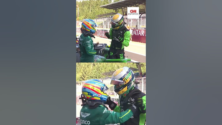 Fernando Alonso cumprimenta Gabriel Bortoleto por resultado no GP da Áustria | CNN ESPORTES