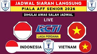 IT'S STARTING! 2026 AFF Senior Cup Schedule - Indonesia vs Vietnam - Indonesia National Team Sche...