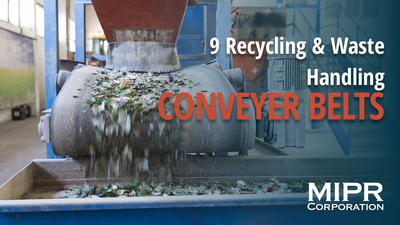 9 Recycling and Waste Handling Conveyor Belts YouTube