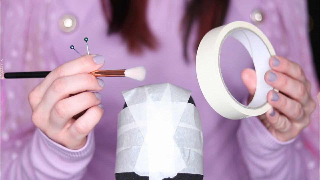ASMR Cover Mic With Masking Tape - Brushing | No Talk | CalmDreams ASMR