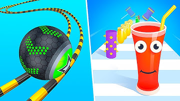 Going Balls vs Juice Run - All Levels Update Gameplay Android & IOS • NEW APK UPDATE!