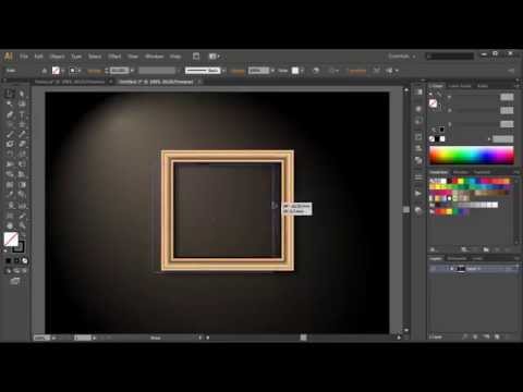 Adobe Illustrator - Tutorial 33 - Ramka - styl graficzny, Frame - graphic style