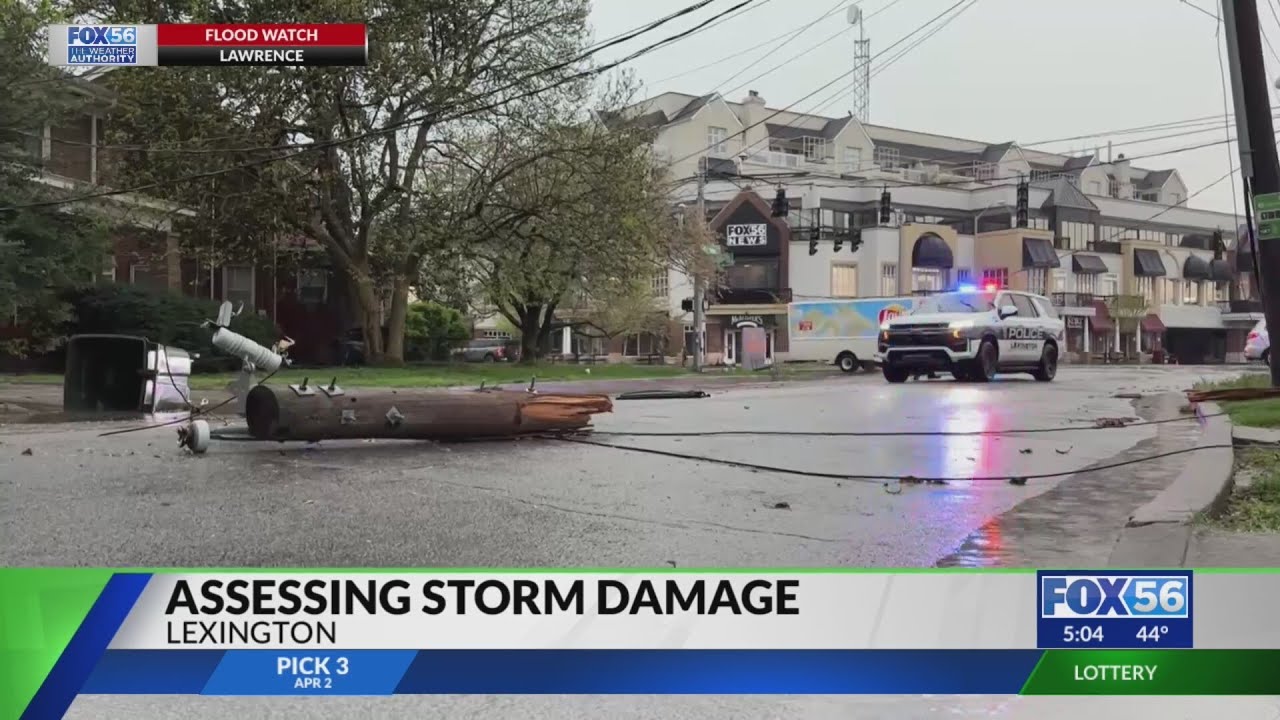 Lexington picking up the pieces following severe weather - YouTube