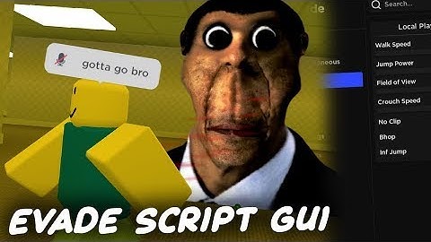 Evade Script Hack GUI (GODMODE, SERVER CRASHER, ESP & MORE!)