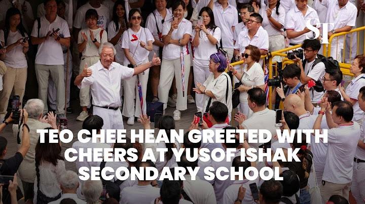 Teo Chee Hean greeted with cheers at Yusof Ishak Secondary School | GE2025