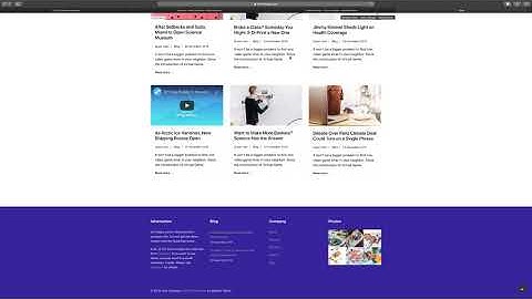 48.  Footer Menu and Text - Joomla Helix Ultimate Framework