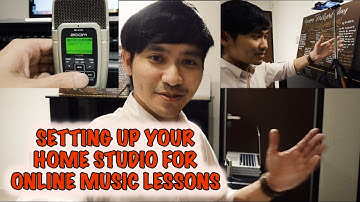 Gabriel Lee - Teaching Online - Video 1 - How to set up your home studio for online music lessons