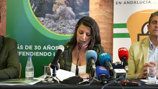 MACARENA OLONA firma el Pacto Andaluz por la Caza en defensa del sector cinegético y los cazadores