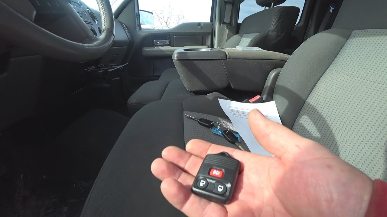 How To Program a Key Fob to a Ford F150 - YouTube