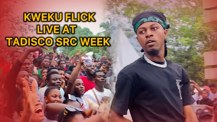KWEKU FLICK performance at TADISCO SRC WEEK CELEBRATION