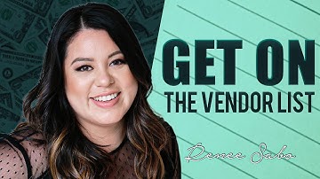 How To Get On The Vendors List in 2022 | The Venue RX