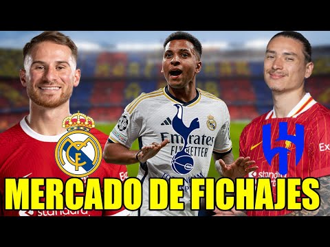 TOTTENHAM PONE 100M POR RODRYGO!!|MAC ALLISTER OBJETIVO DEL REAL MADRID| DARWIN ÑUNEZ ARABIA!!