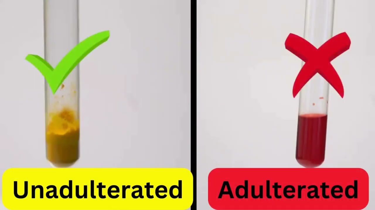 Detection of Adulterant Lead Chromate in Turmeric
