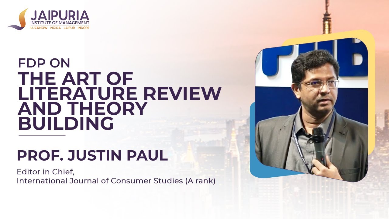 the art of writing literature review justin paul