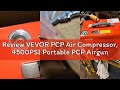 Review VEVOR PCP Air Compressor, 4500PSI Portable PCP Airgun Compressor with Built-in Converter, Aut