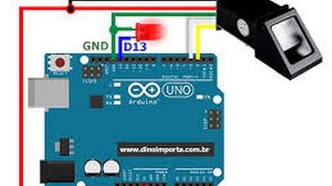 Automação com Arduino e Leitor Biometrico