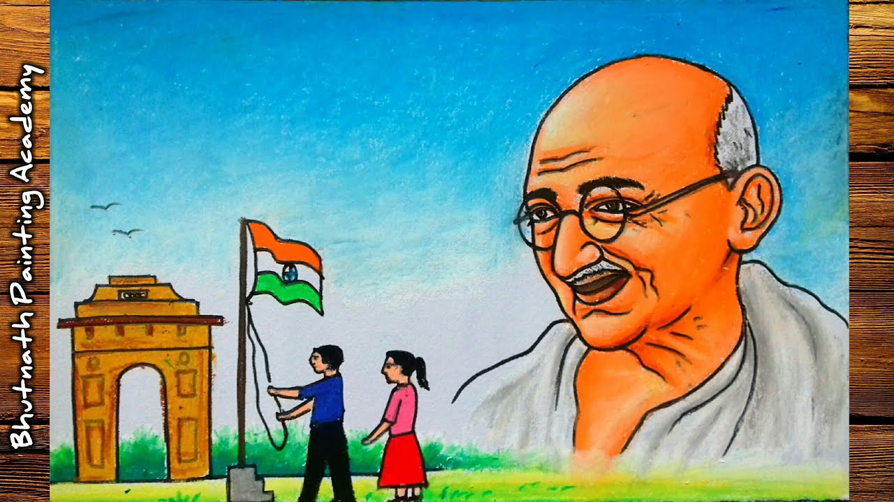 Gandhi Drawings Artworks | Saatchi Art