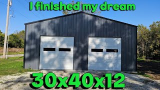 Finished My Dream Shop! - Versatube Building Pt. 14