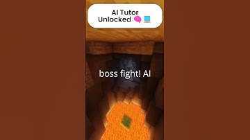 This Minecraft World Has an AI Coding Mentor?! 🤯🧱📱#shorts #coding #programming