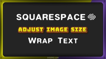 Squarespace Adjust Image Size on Blog Post by Wrapping Text | Create Quote Effect