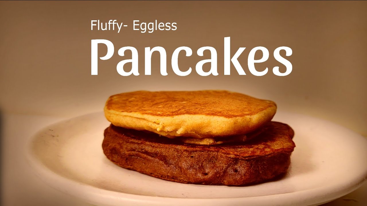 🥞 Fluffy Eggless Atta Pancakes with Chocolate & Jaggery Syrup | Healthier & Yummy 