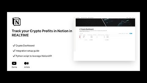 # Crypto Profits Tracker  using #Python (feat. #NotionAPI) · link in description