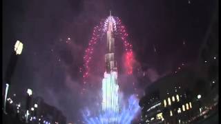 Dubai New Year 2015 Fire Works Burj Khalifa By Eemar