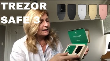 Trezor Safe 3 Unboxing & Comparisons With The Model One & Model T & 10 Security Features 🔒
