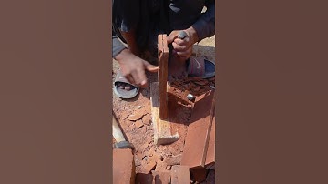 Cutting Bricks In to Perfect Tiles #shorts