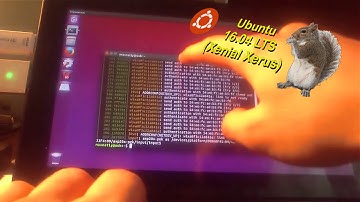Ubuntu 16.04 on Chuwi VI10. Testing touch screen.