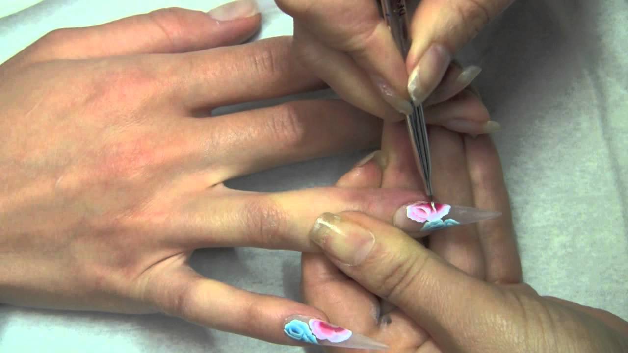 One Stroke Nail Art Techniques - wide 6