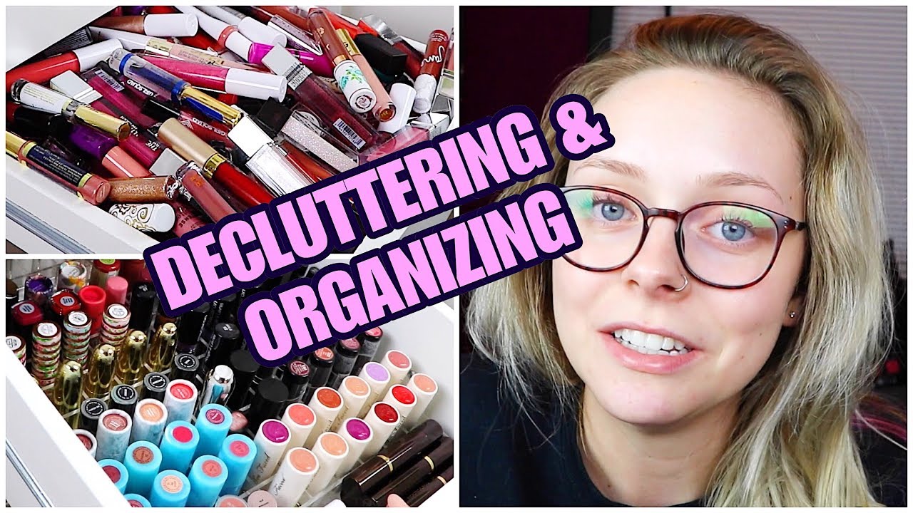DECLUTTERING ALL MY LIPSTICKS AND LIPGLOSSES
