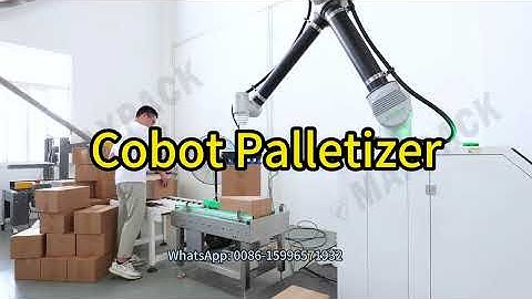 Meet the MaxPack Cobot Palletizer—your ultimate solution for simplified carton palletizing!