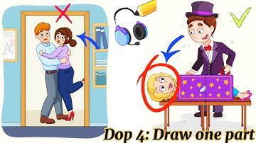 Dop 4:Draw one Part All Levels 1-70 All Answer Walkthrough Gameplay