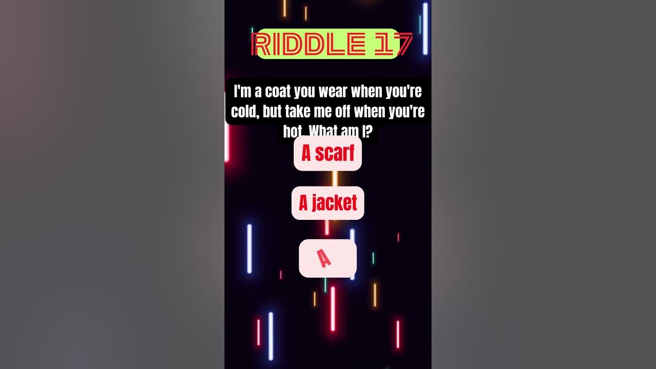Enigmatic Enigmas Dive into the Intriguing Riddle Challenge! YouTube(07)