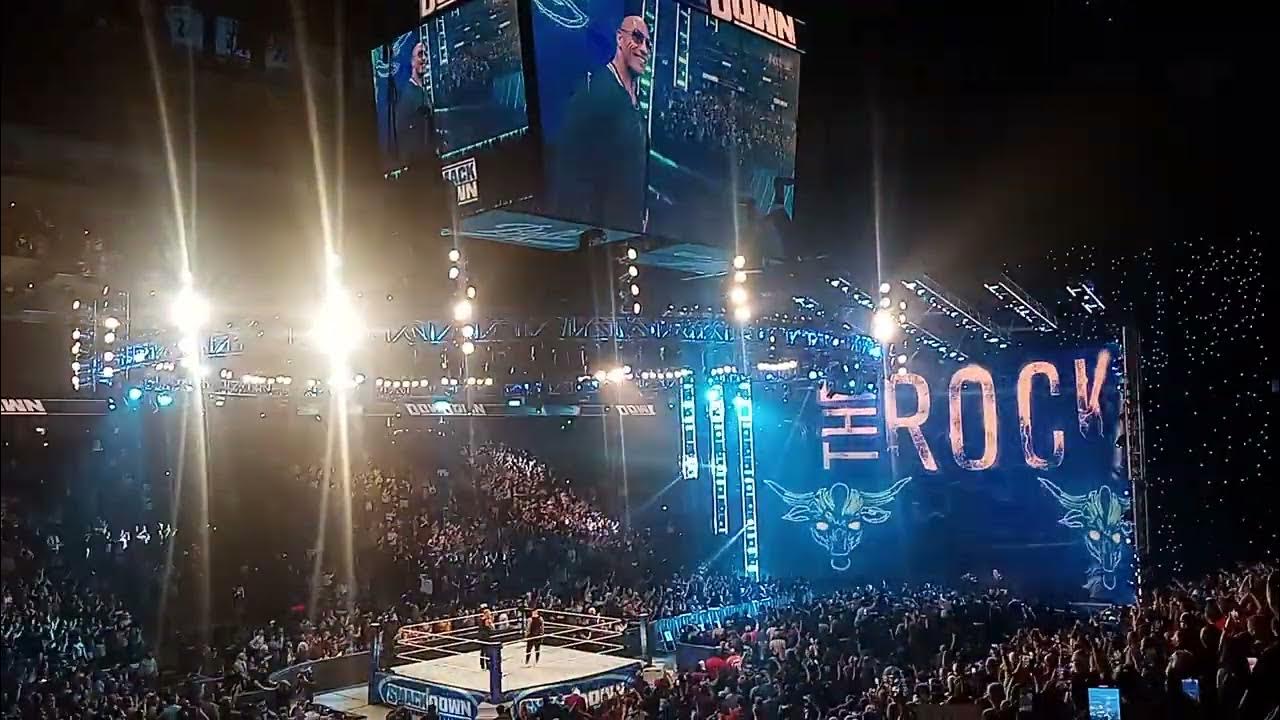 The Rock, WWE Smackdown, Ball Arena, Denver Colorado! YouTube