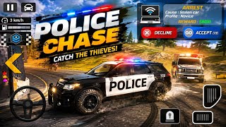 POLICE CHASE GONE CRAZY 😱🔥 | Police Car Chase Simulator 3D Gameplay screenshot 1