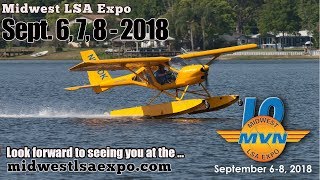Midwest LSA Expo September 6  7 8 2018 – Aeroprakt A22 light sport aircraft