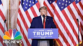 Trump Announces 2024 Presidential Run