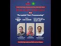 Kuliah Pakar: Perspektif Teori Fenomenologi
