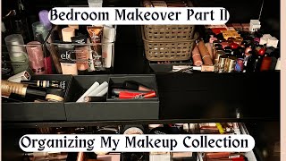 Bedroom Makeover Part II-  Organizing My Makeup Collecttion
