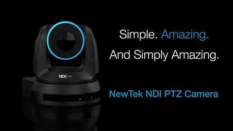 Introducing NewTek NDIHX-PTZ1 NDI PTZ Camera